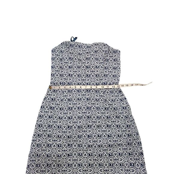 Vineyard Vines Strapless Pasley Mini Dress Sz 4 - Picture 9 of 10